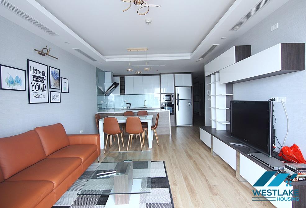 A luxury 3 bedrooms apartment for rent in B building D' Le Roi Soleil, Xuan Dieu, Ha Noi