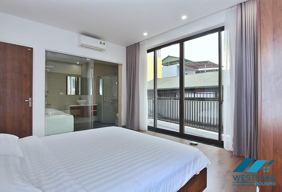 Spacious and bright 3 bedroom apartment for rent in Tay Ho, Ha Noi