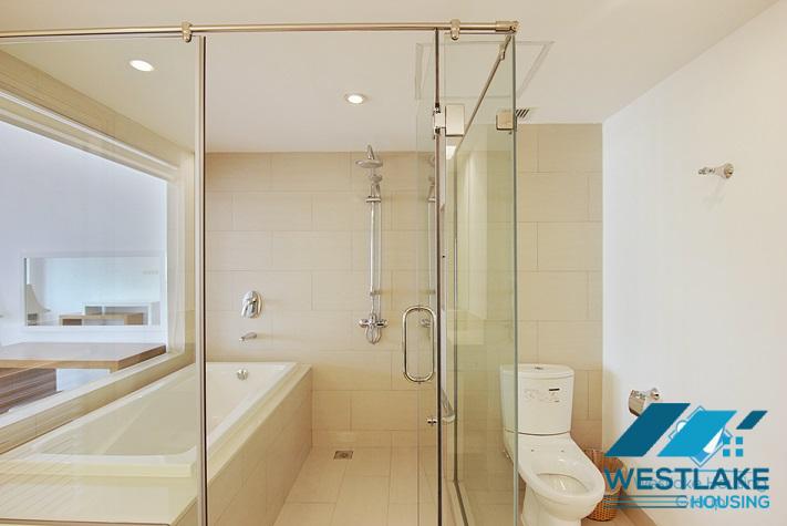 Beautiful 4 bedrooms apartment for rent with amazing West Lake view in Tay Ho, Ha Noi