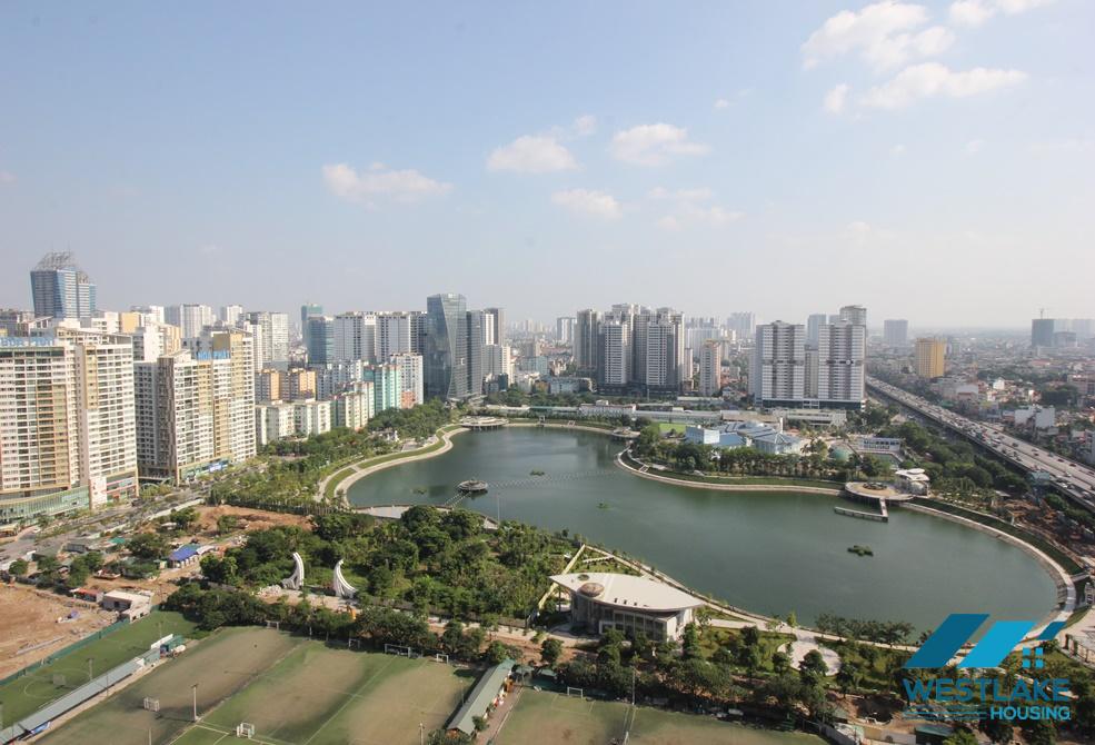 Cho thuê căn hộ 2 phòng ngủ view hồ tại Dcapital, Trần Duy Hưng, Cầu Giấy