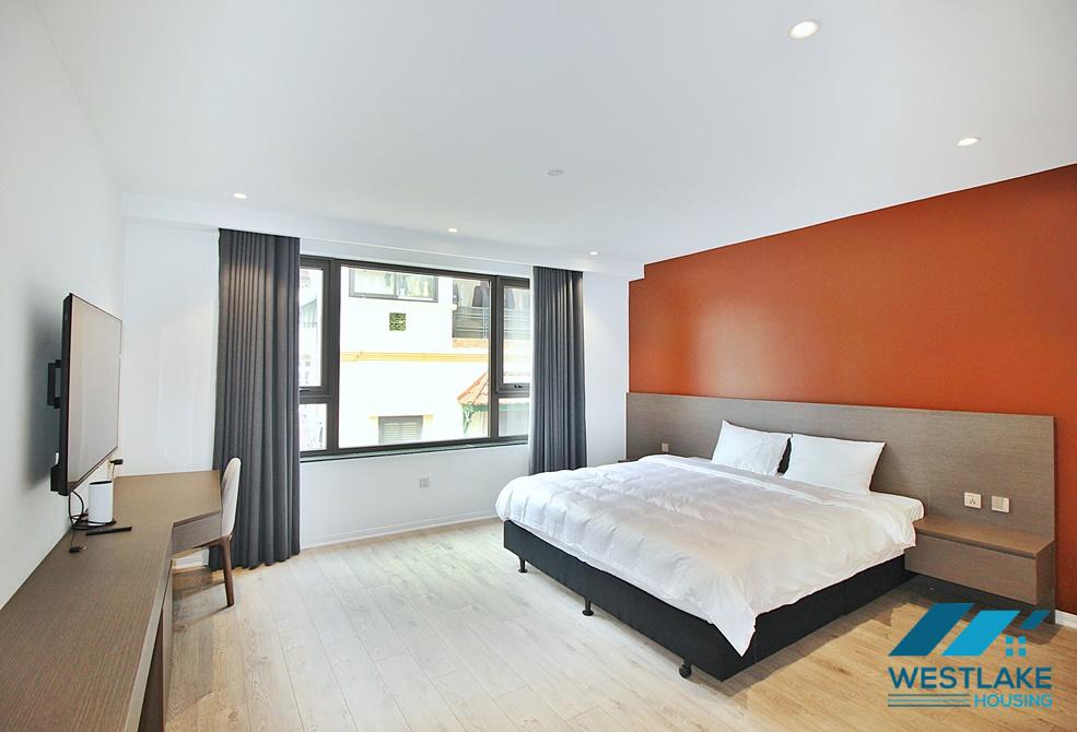 A morden and high floor 3 bedrooms apartment for rent in To Ngoc Van st, Tay Ho
