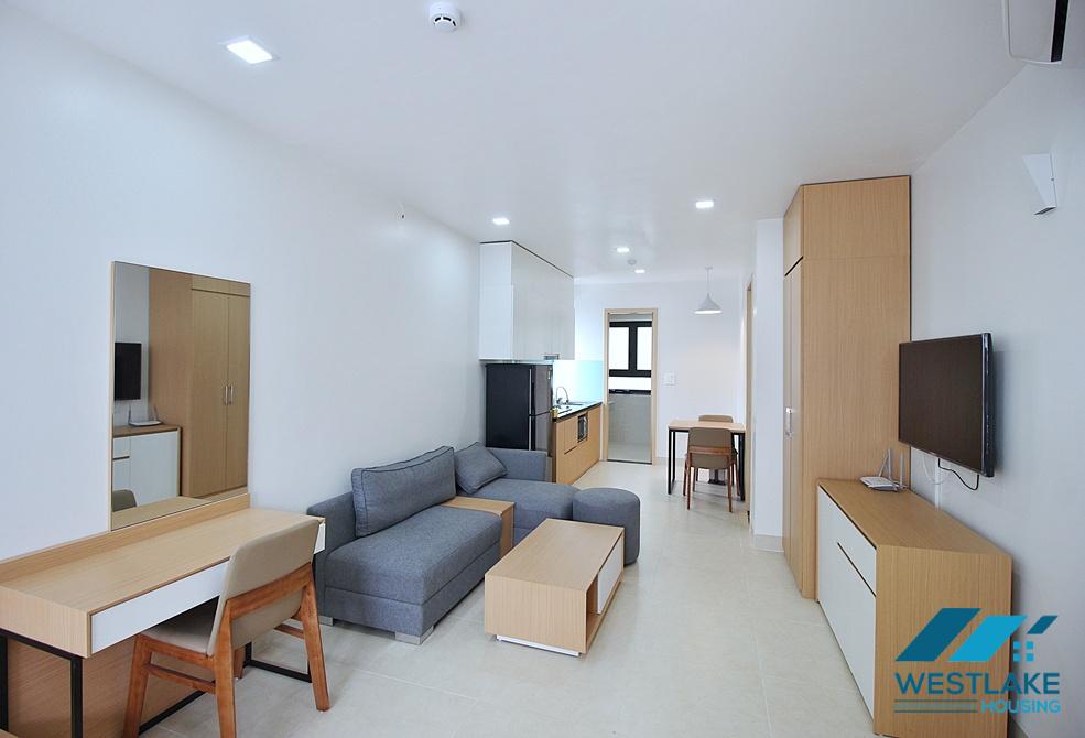 Bright and nice studio apartment for rent in Xuan Dieu area, Tay Ho District, Ha Noi