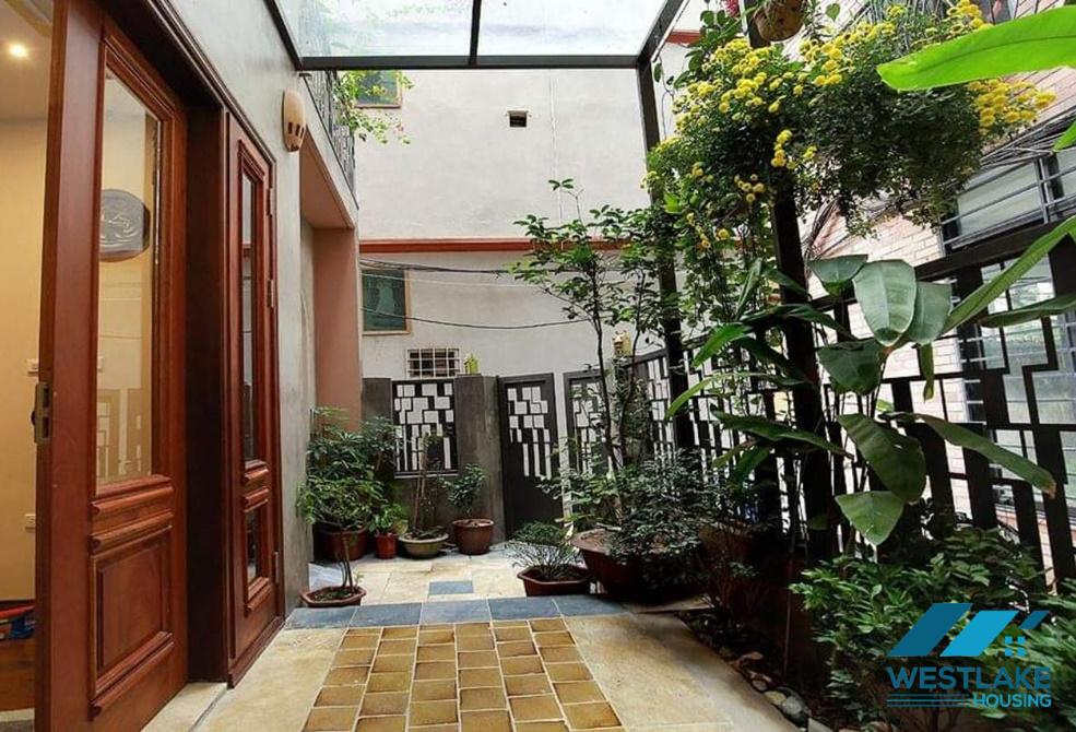 A cozy and lovely 3 bedroom house for rent in Dang Thai Mai, Tay Ho