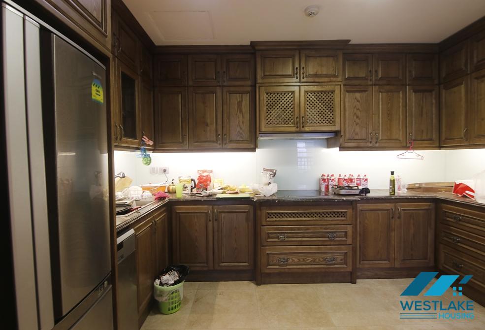 A splendid four bedrooms apartment for rent in Ciputra Compound, Tay Ho, Ha Noi