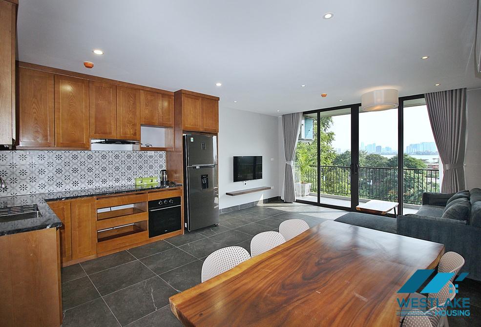 A bright 02 bedrooms apartment with lake view in Tay Ho, Ha Noi for lease