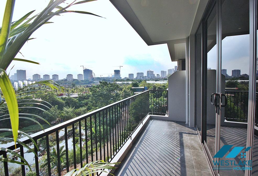A bright 02 bedrooms apartment with lake view in Tay Ho, Ha Noi for lease