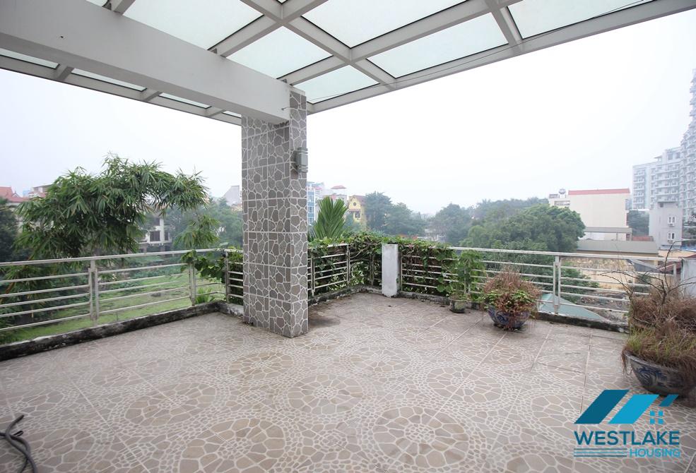 A beautiful house with back yard for rent in Tay Ho, Ha Noi