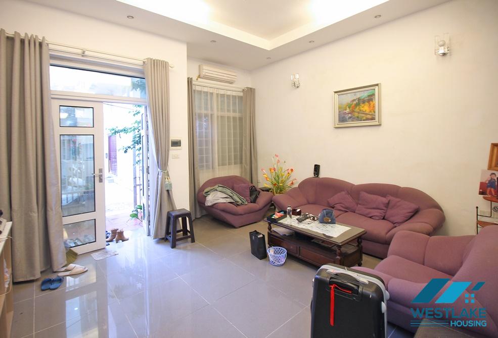 A beautiful house with back yard for rent in Tay Ho, Ha Noi