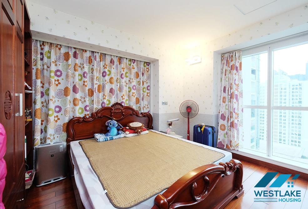 A delightful and cozy 3 bedroom apartment rental in Ciputra L Building, Tay Ho, Ha Noi