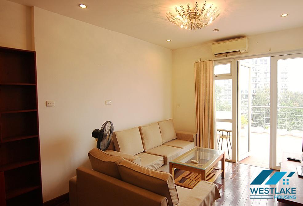 High floor, 02 bedrooms apartment for rent in Dang Thai Mai, Tay Ho, Ha Noi