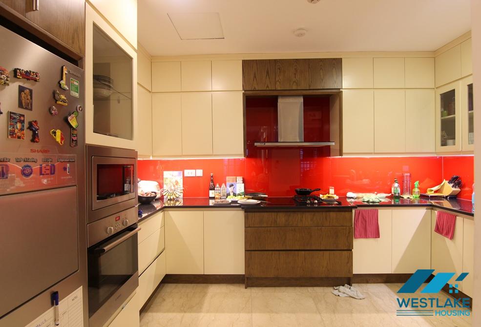 Highfloor well planned 4 bedrooms apartment for rent in Ciputra, Hanoi, Vietnam