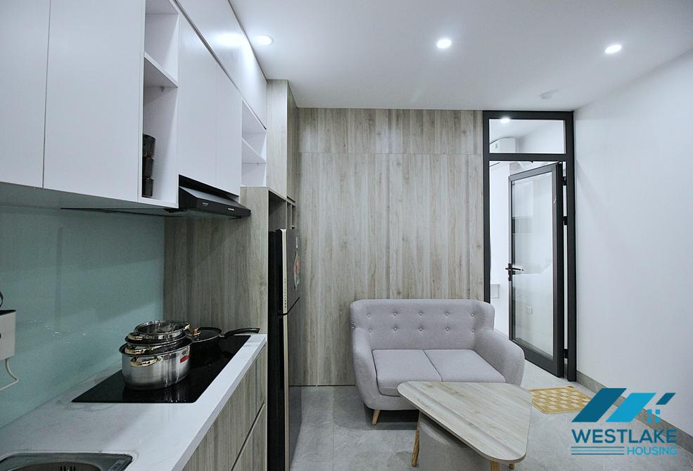 A nice studio apartment on top floor for rent in To Ngoc Van, Tay Ho, Ha Noi