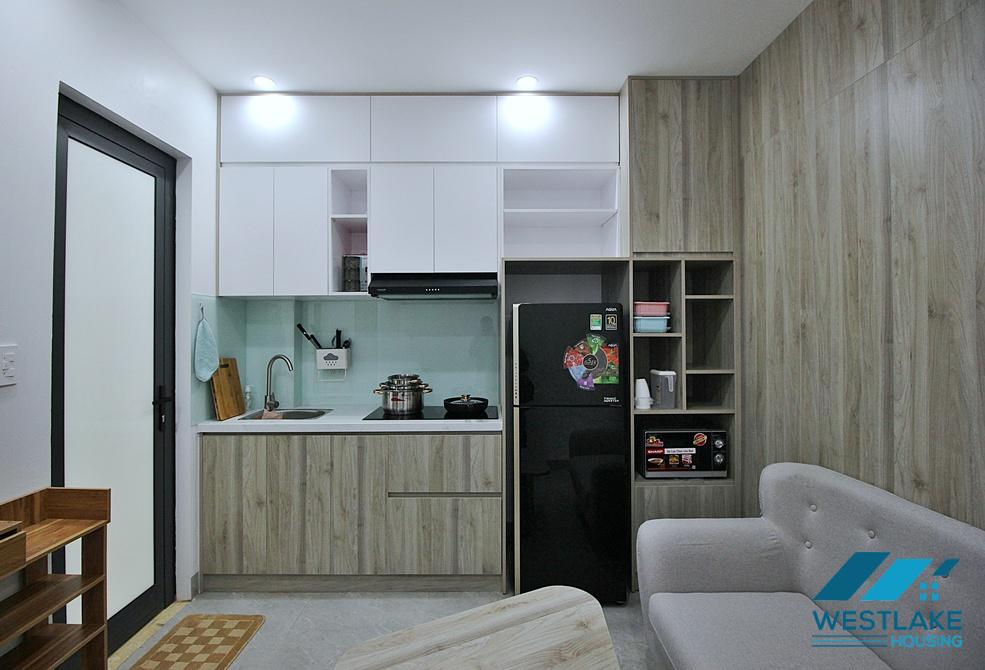 A nice studio apartment on top floor for rent in To Ngoc Van, Tay Ho, Ha Noi