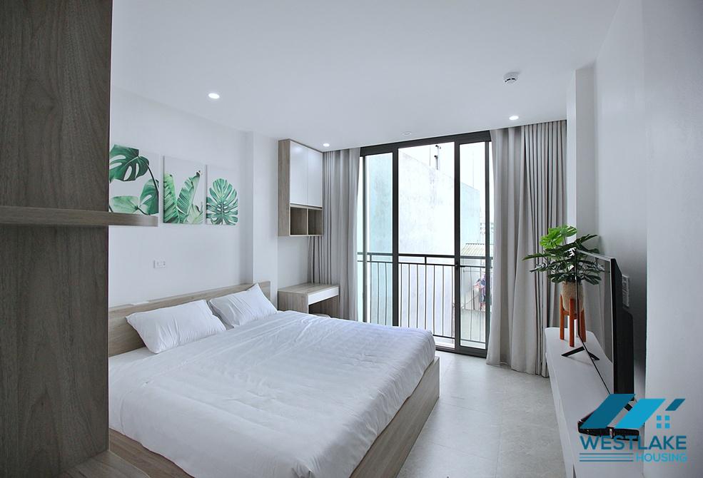 A nice studio apartment on top floor for rent in To Ngoc Van, Tay Ho, Ha Noi