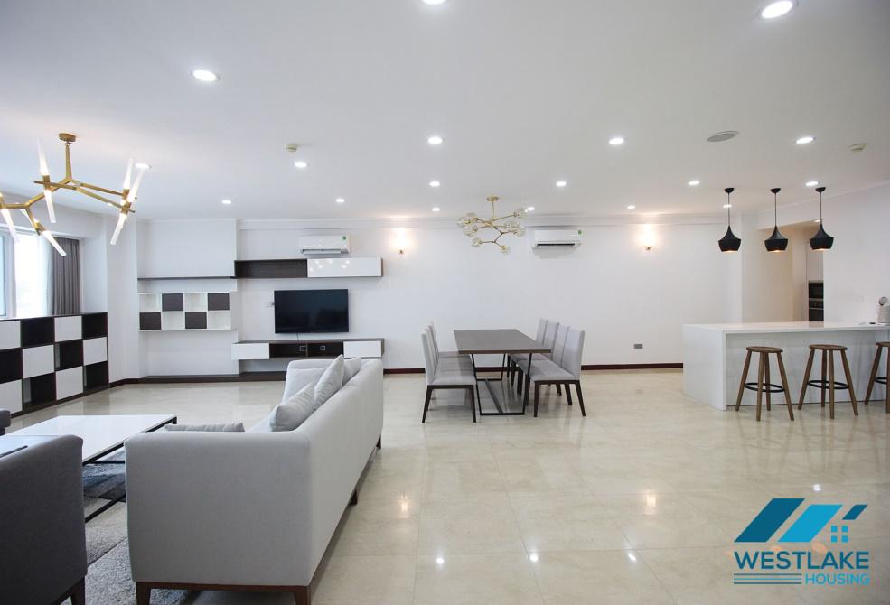 Morden and spacious 04 bedrooms apartment in L building for rent, Ciputra,Tay Ho, Ha Noi