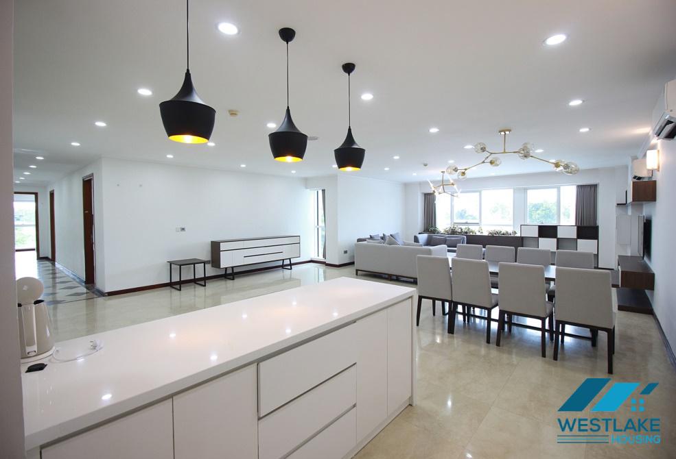 Morden and spacious 04 bedrooms apartment in L building for rent, Ciputra,Tay Ho, Ha Noi