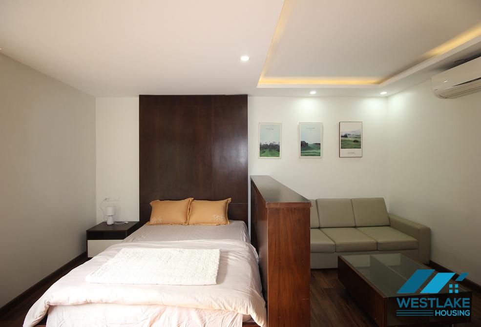 Bright studio for rent on To Ngoc Van street, Tay Ho, Ha Noi