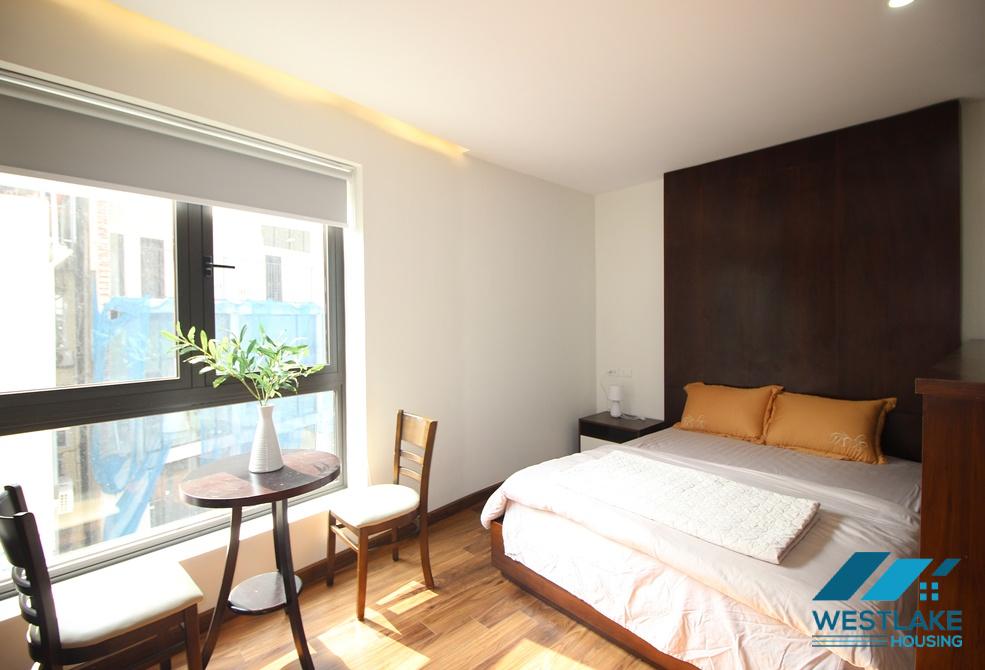 Bright studio for rent on To Ngoc Van street, Tay Ho, Ha Noi