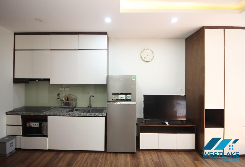 Bright studio for rent on To Ngoc Van street, Tay Ho, Ha Noi