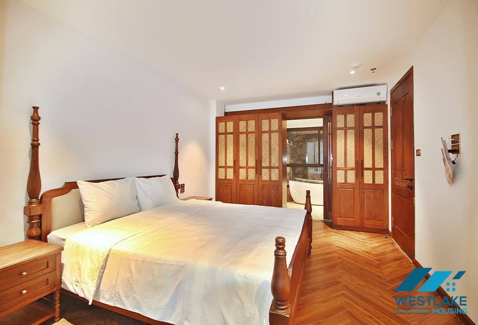 Japanese style 03 bedrooms apartment for rent in Tay Ho, Ha Noi