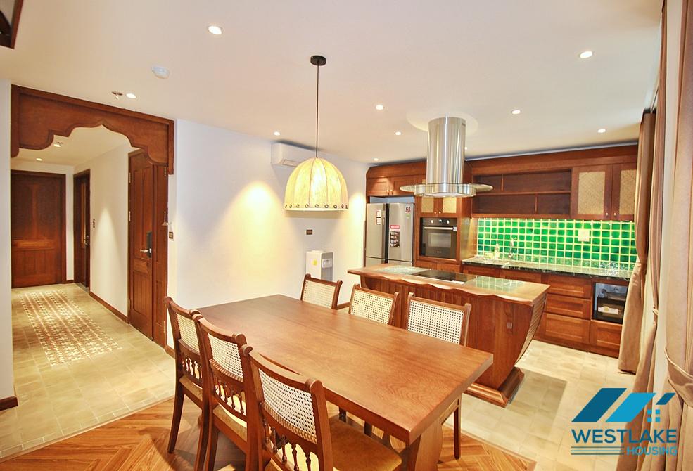Japanese style 03 bedrooms apartment for rent in Tay Ho, Ha Noi