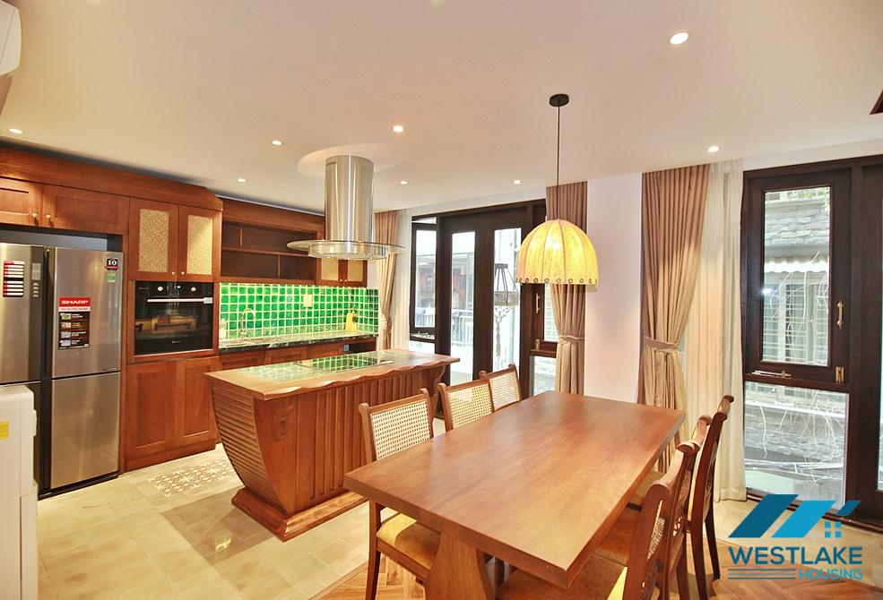 Japanese style 03 bedrooms apartment for rent in Tay Ho, Ha Noi