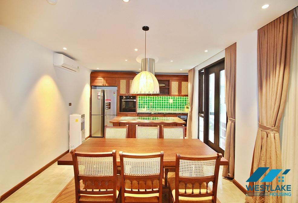 Japanese style 03 bedrooms apartment for rent in Tay Ho, Ha Noi