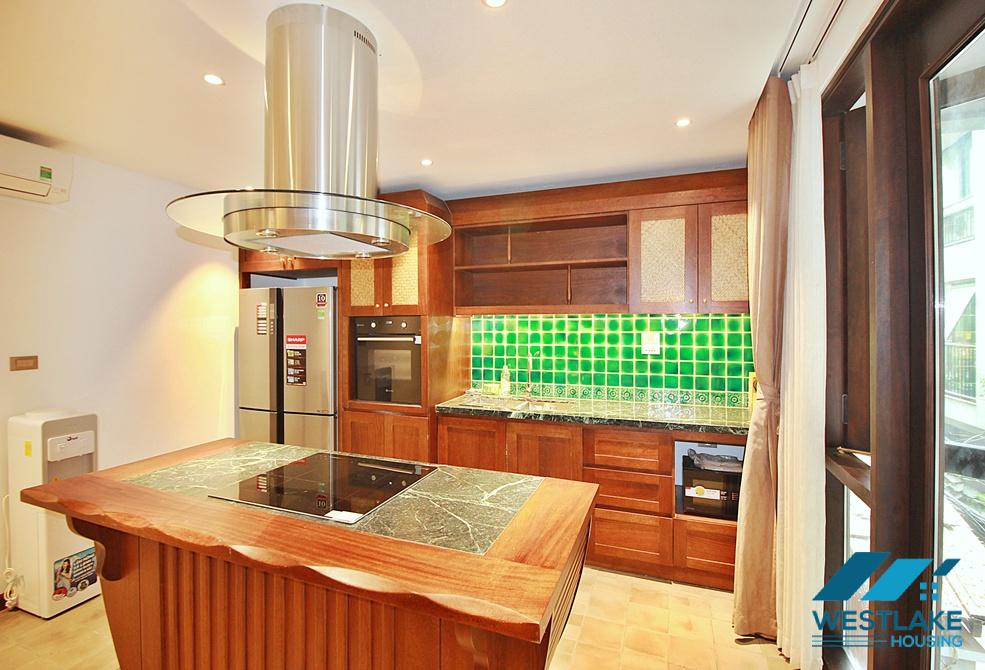 Japanese style 03 bedrooms apartment for rent in Tay Ho, Ha Noi