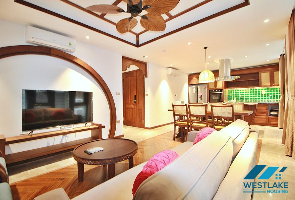 Japanese style 03 bedrooms apartment for rent in Tay Ho, Ha Noi