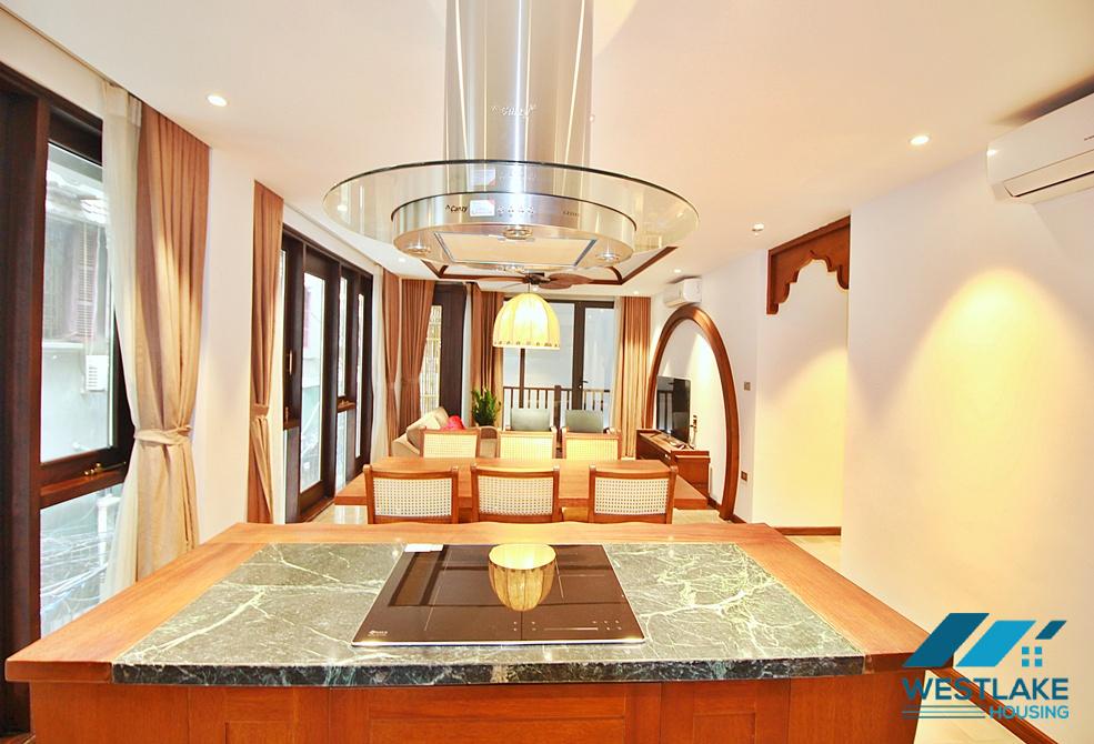 Japanese style 03 bedrooms apartment for rent in Tay Ho, Ha Noi