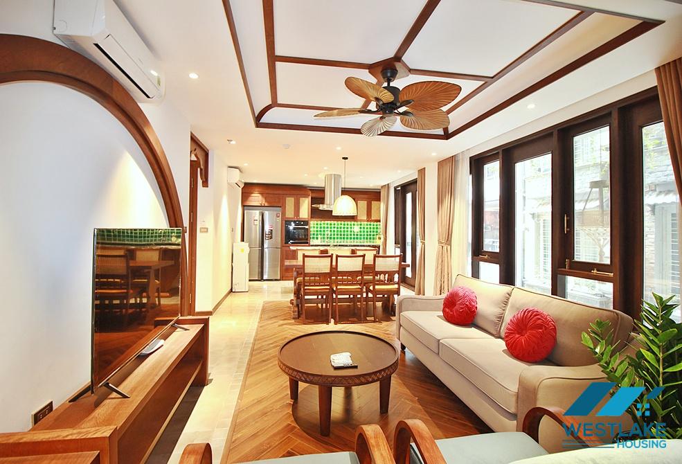 Japanese style 03 bedrooms apartment for rent in Tay Ho, Ha Noi