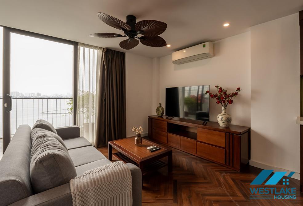 Amazing lake view 02 bedrooms apartment for rent in Tay Ho, Ha Noi