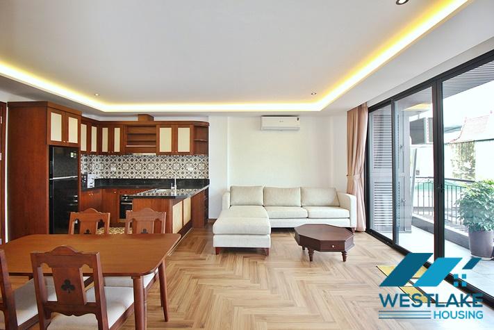 A bright 02 bedrooms apartment with large balcony in Tay Ho, Ha Noi for rent