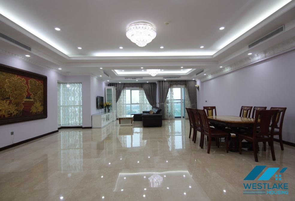 Spacious and luxurious apartment for rent in Ciputra complex, Tay Ho ward, Ha Noi