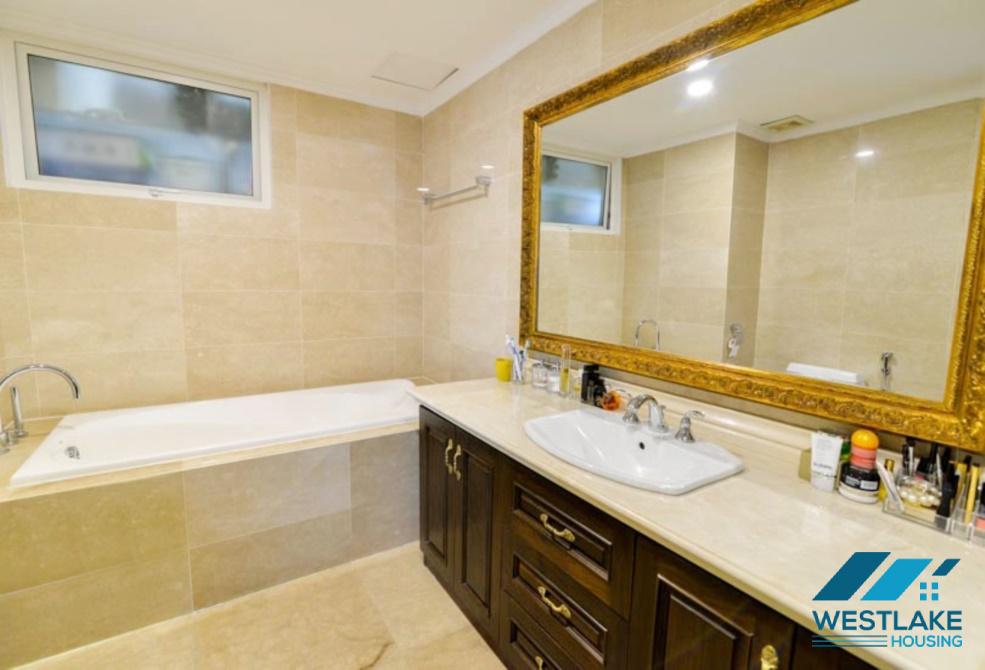 Nice design apartment with 4 bedrooms for rent in Ciputra, Ha Noi