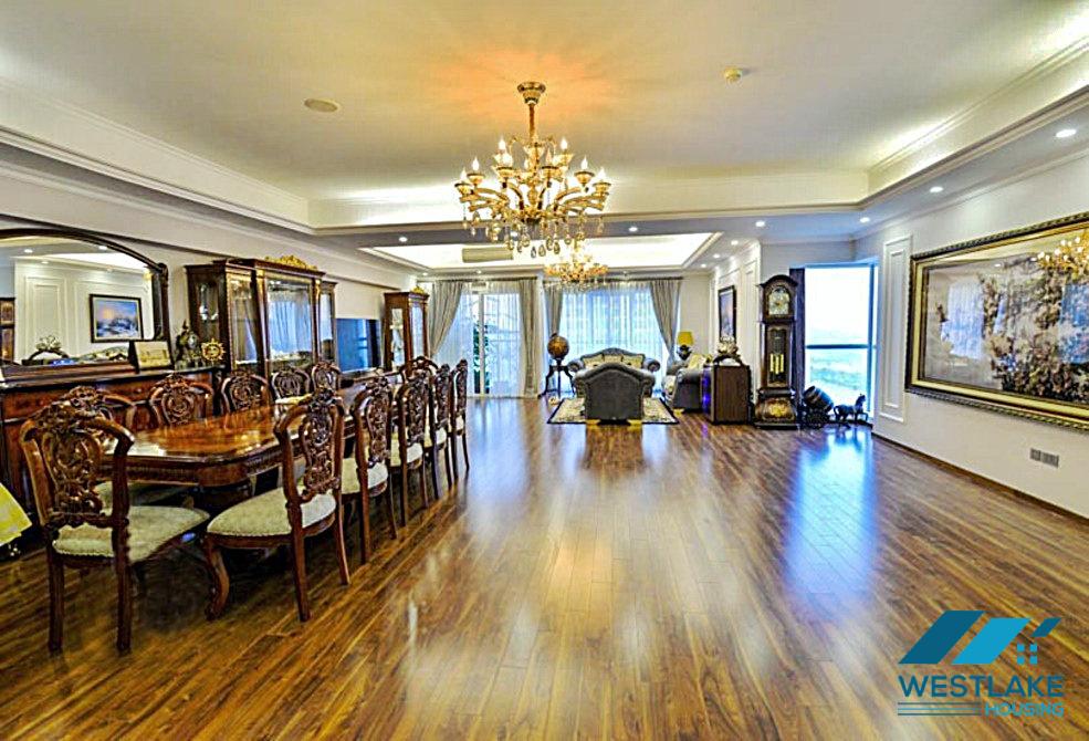 Nice design apartment with 4 bedrooms for rent in Ciputra, Ha Noi