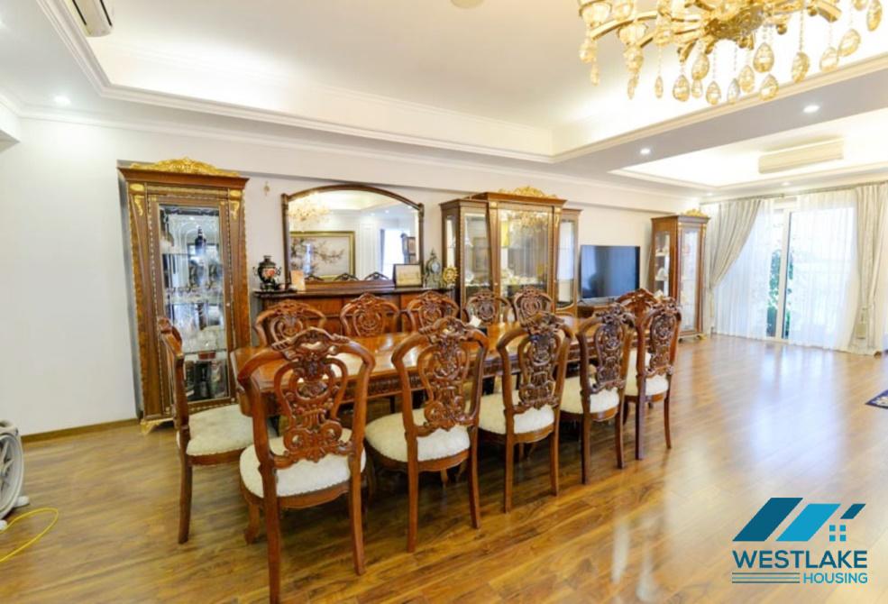 Nice design apartment with 4 bedrooms for rent in Ciputra, Ha Noi