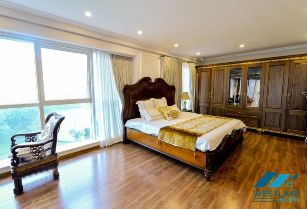 Nice design apartment with 4 bedrooms for rent in Ciputra, Ha Noi