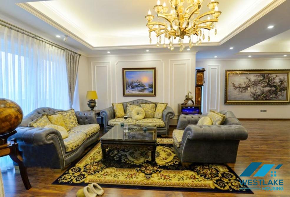 Nice design apartment with 4 bedrooms for rent in Ciputra, Ha Noi