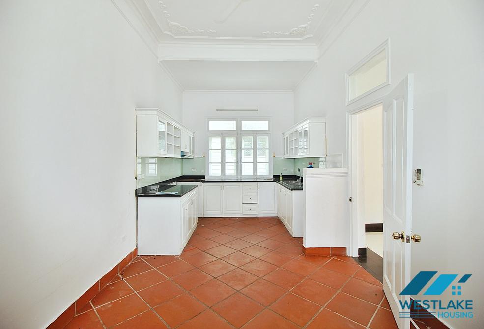 Beautiful five bedroom and furnished house in To Ngoc Van street, Tay Ho ward, Ha Noi