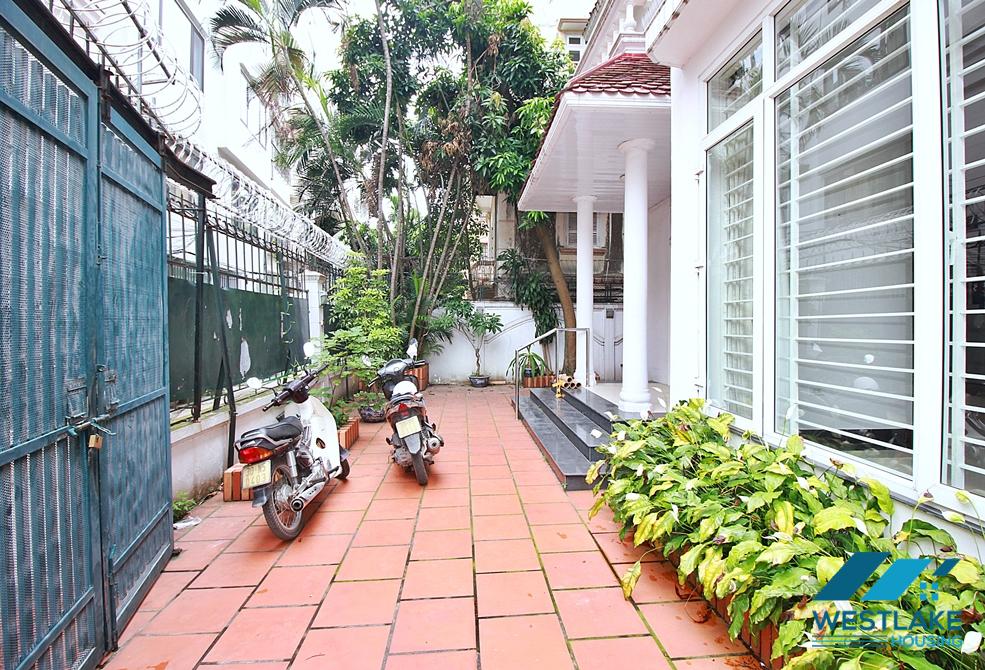 Beautiful five bedroom and furnished house in To Ngoc Van street, Tay Ho ward, Ha Noi