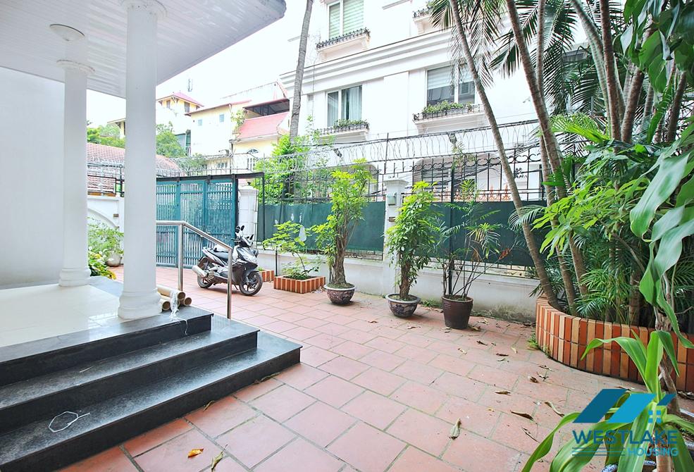 Beautiful five bedroom and furnished house in To Ngoc Van street, Tay Ho ward, Ha Noi