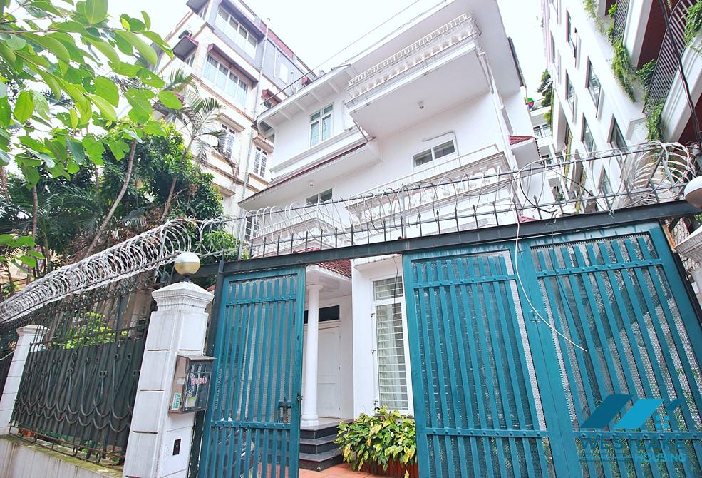 Beautiful five bedroom and furnished house in To Ngoc Van street, Tay Ho ward, Ha Noi