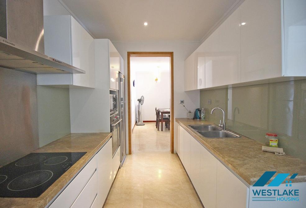 Nice three bedrooms apartment for rent in L tower, Ciputra urban, Tay Ho, Ha Noi