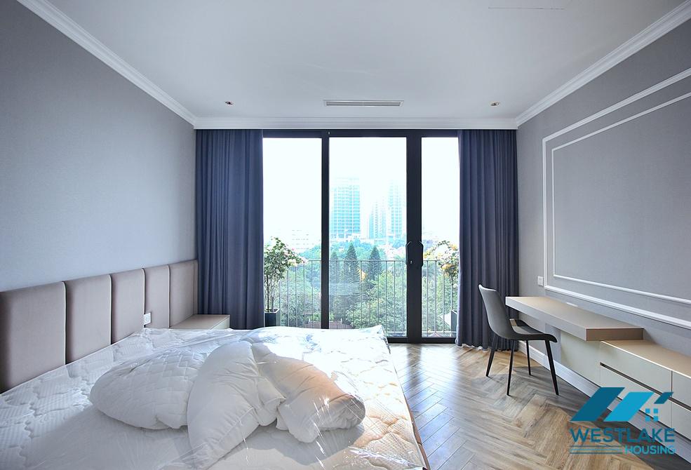 Beautiful 03 bedrooms apartment with nice terrace for rent in Tay Ho ward, Ha Noi