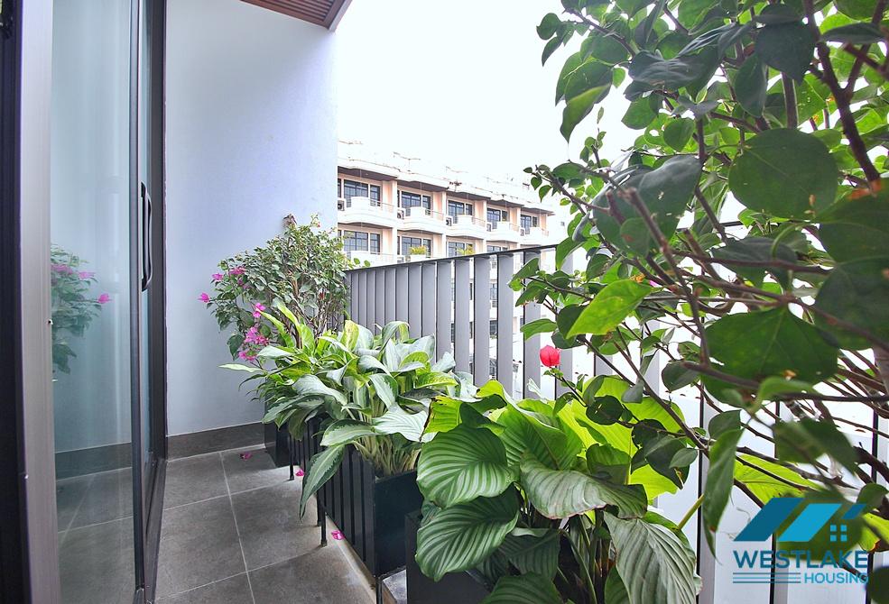 Beautiful 03 bedrooms apartment with nice terrace for rent in Tay Ho ward, Ha Noi