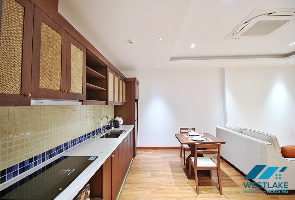 Good quality 01 bedroom serviced apartment for rent in Tay Ho, Ha Noi