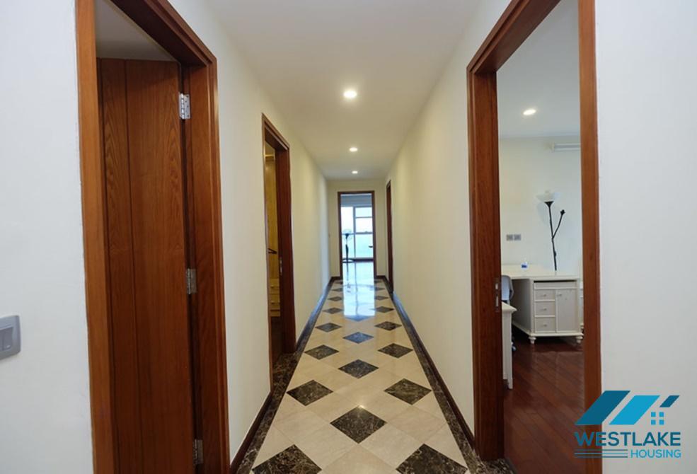 A luxury, spacious 4 bedroom apartment for rent in Ciputra L Tower, Tay Ho, Ha Noi