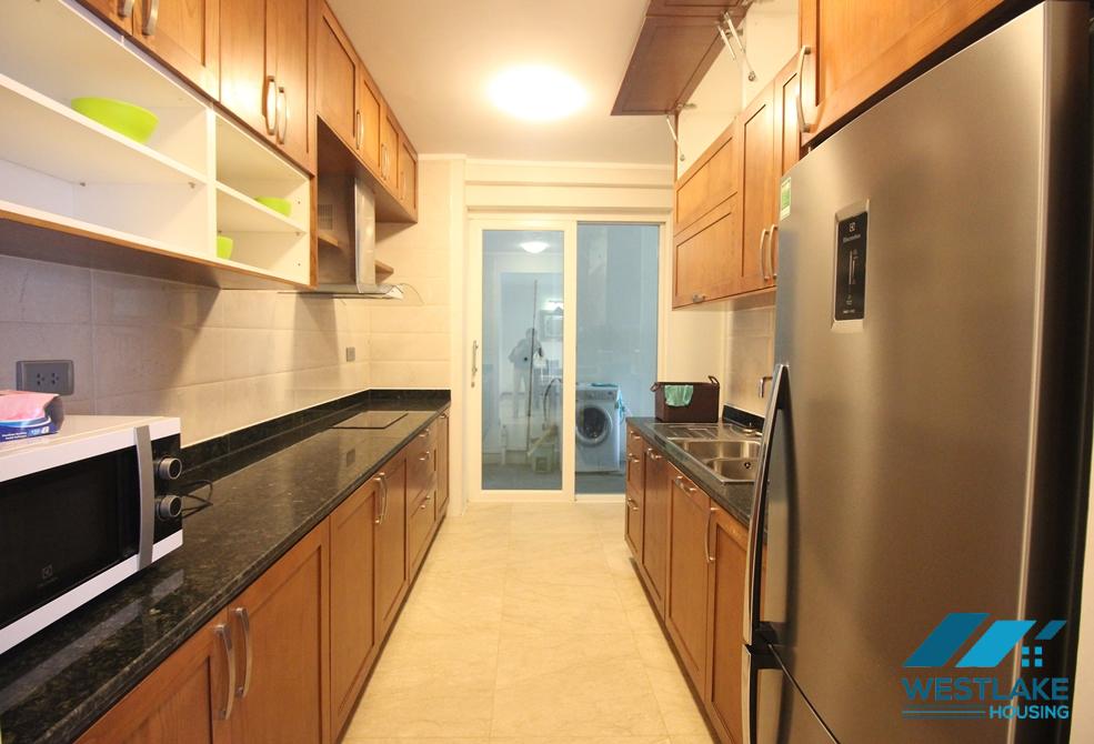 Cosy and brand new 3 bedrooms apartment for rent in Ciputra, Tay Ho ward, Ha Noi