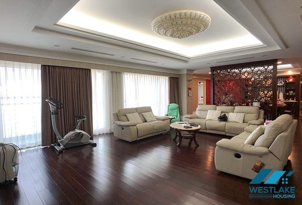 An enormous 3 bedroom apartment for rent in Ciputra Complex, Tay Ho ward, Ha Noi
